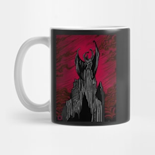 Demon Mountain Red Mug